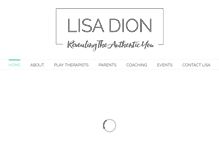 Tablet Screenshot of lisa-dion.com